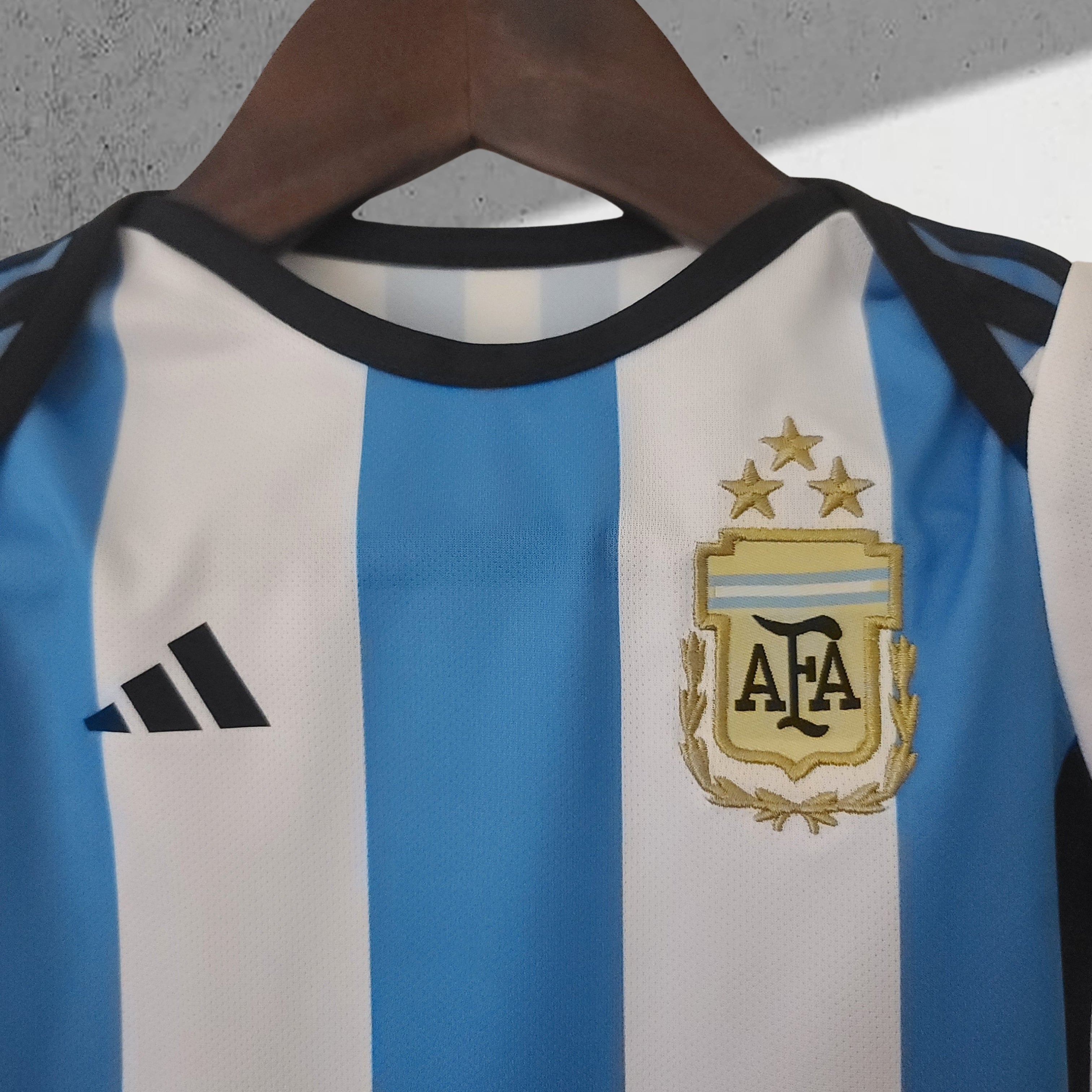 Argentina VM 2022 Hjemmedrakt Baby-Kit Barn