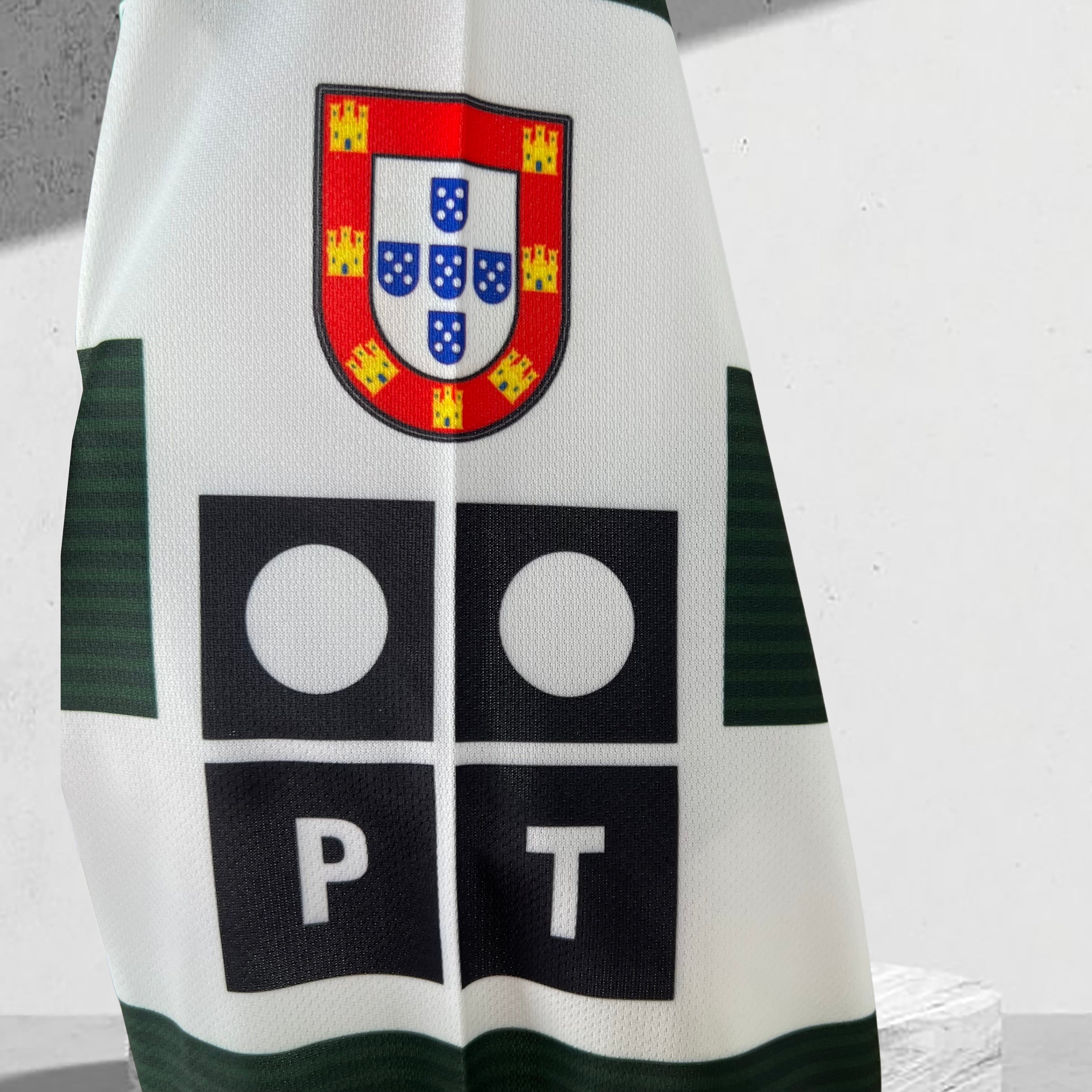 Sporting Lisbon 2001–2002 Hjemmedrakt Langermet