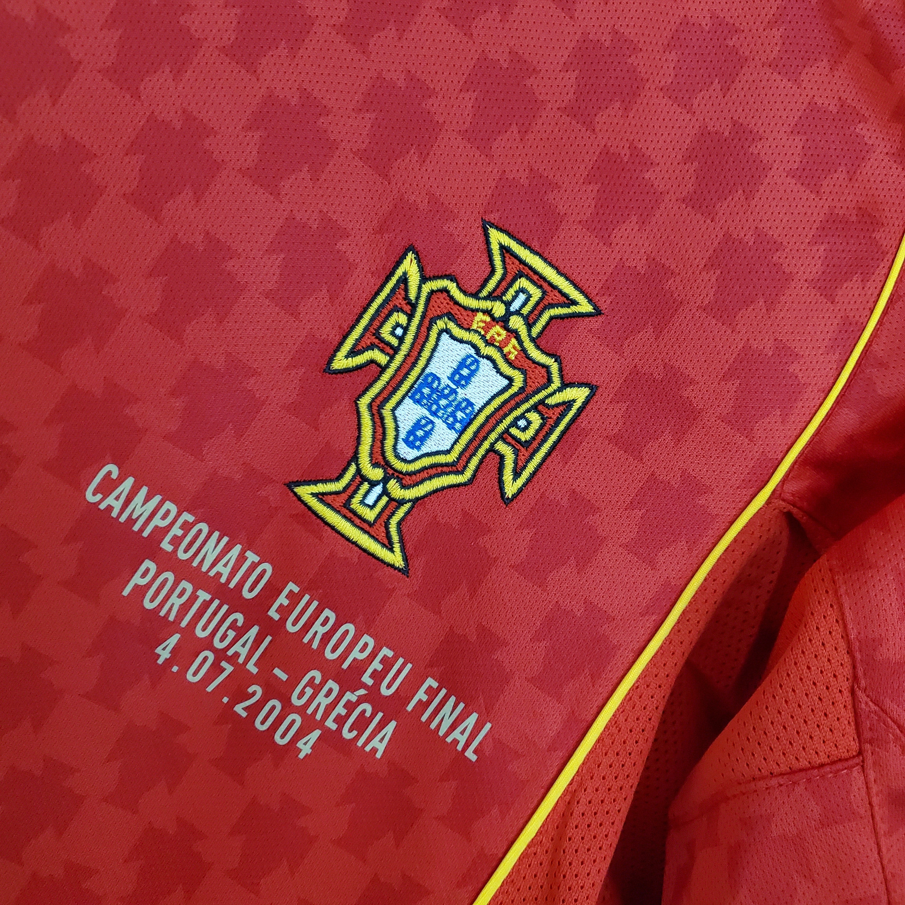 Portugal EM 2004 finale Hjemmedrakt
