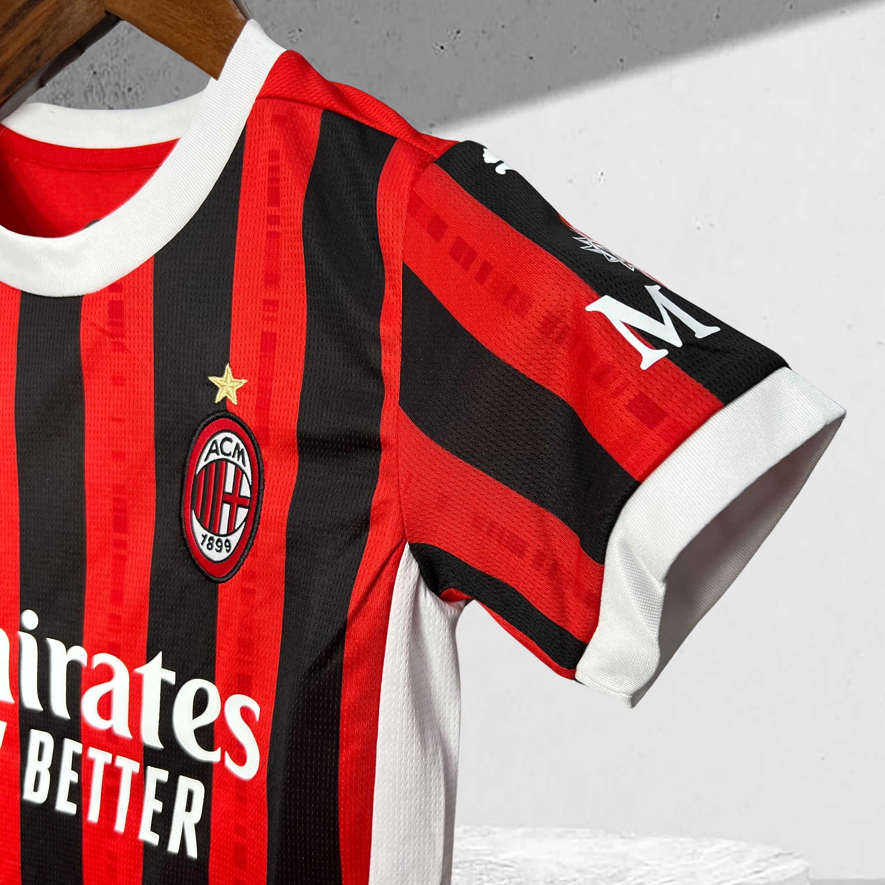 AC Milan 2024–2025 Hjemmedrakt Mini-Kit Barn