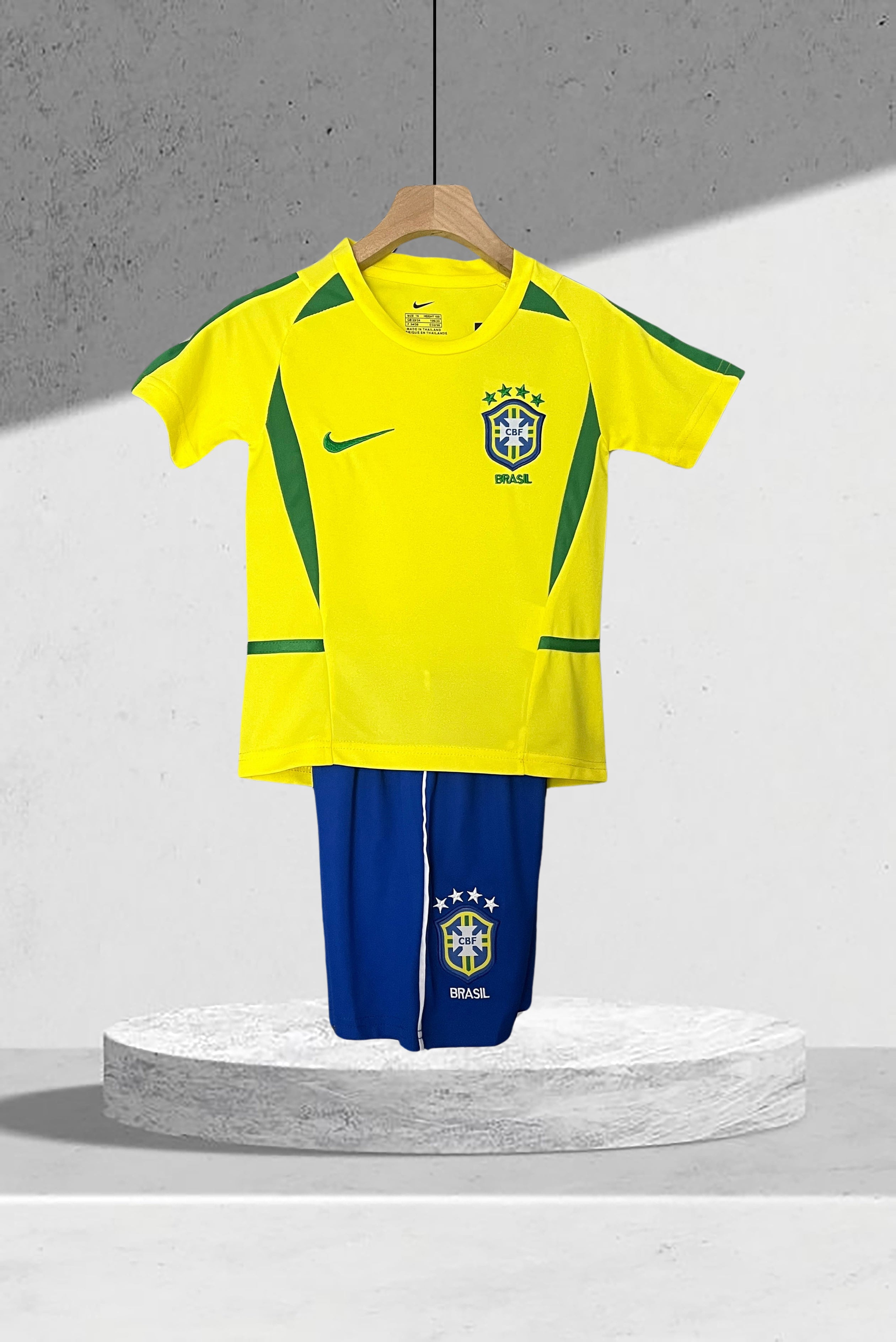 Brasil 2002 Hjemmedrakt Mini-Kit Barn