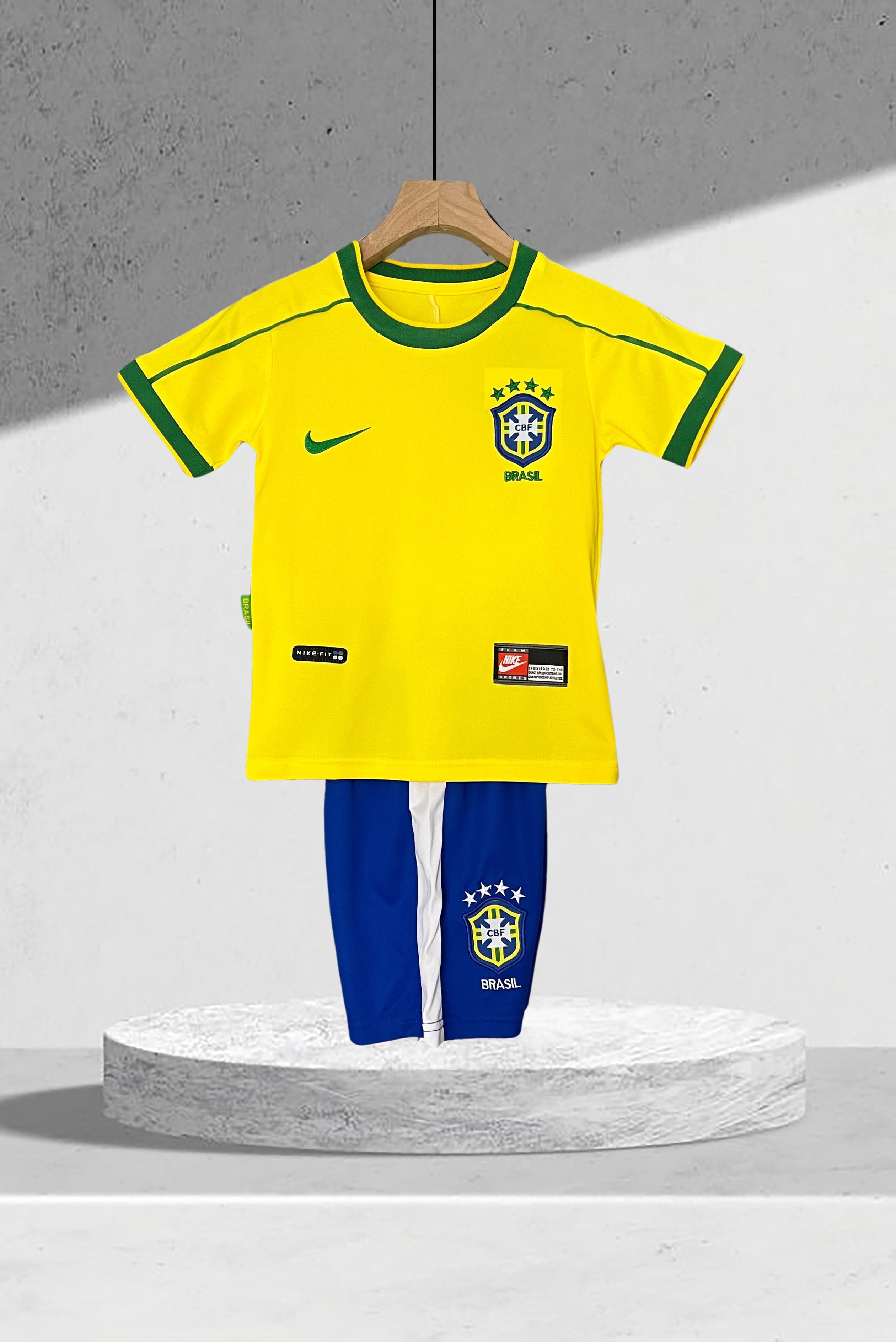 Brasil 1998 Hjemmedrakt Mini-Kit Barn