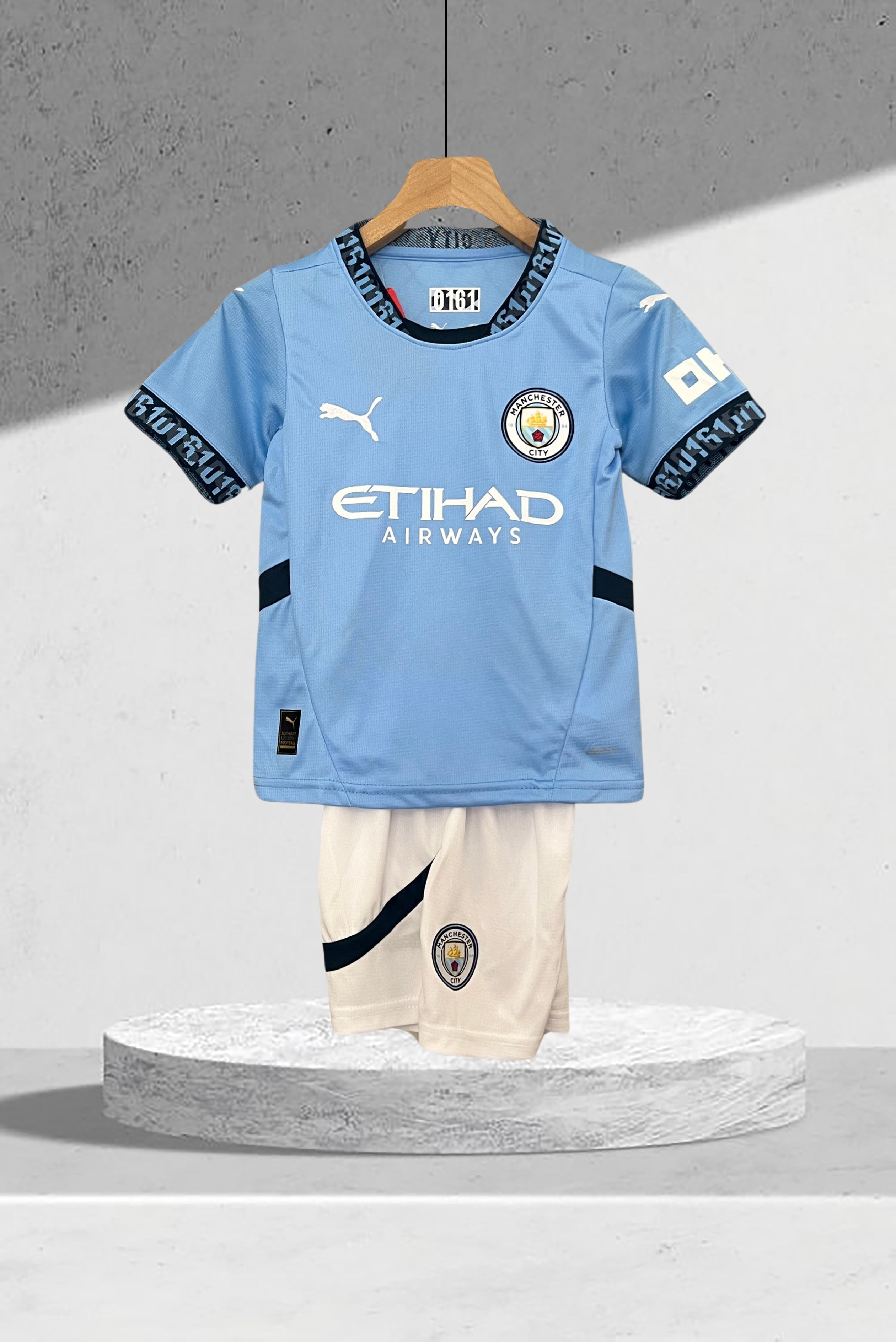 Manchester City 2024–2025 hjemmedrakt Mini-Kit Barn
