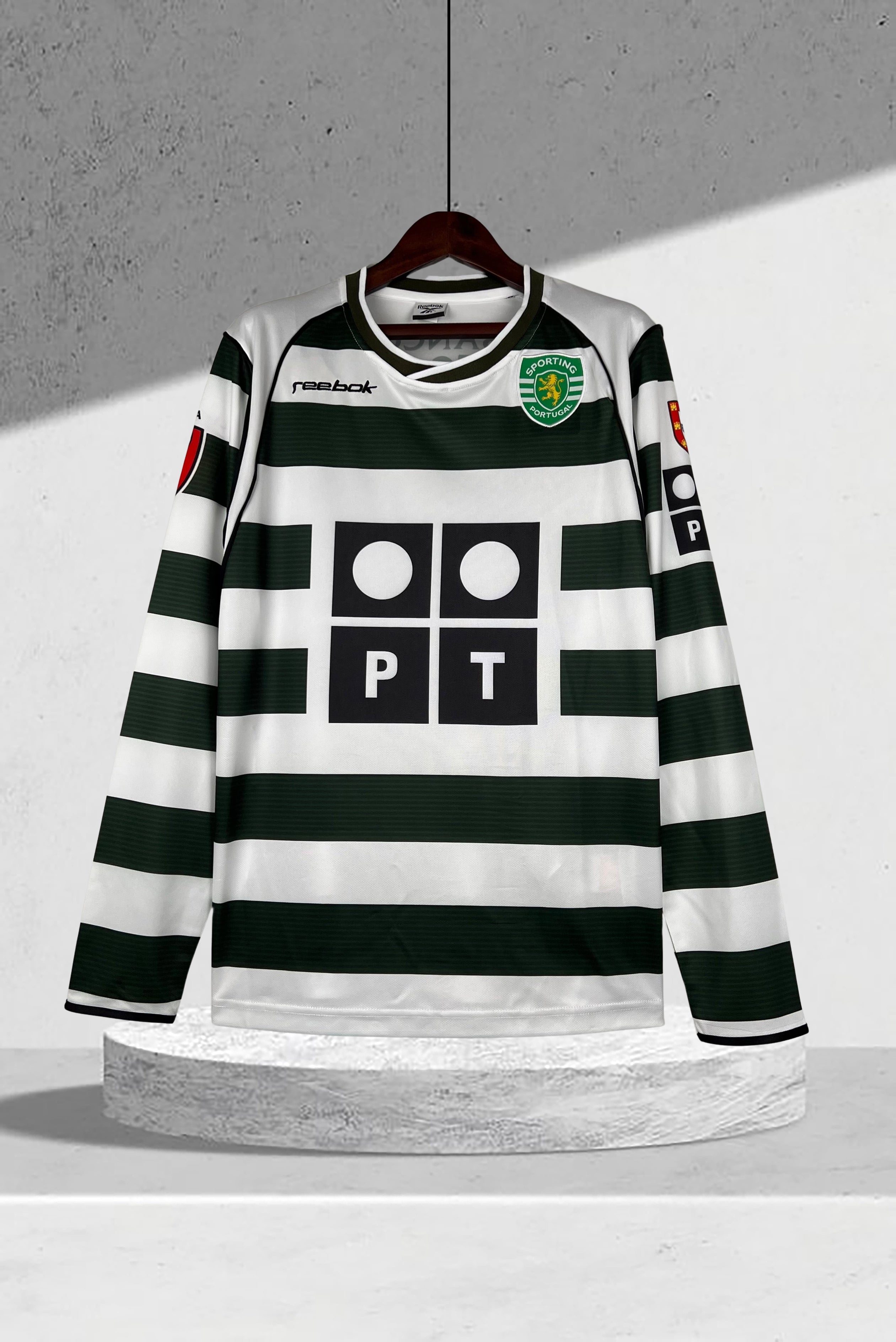 Sporting Lisbon 2001–2002 Hjemmedrakt Langermet